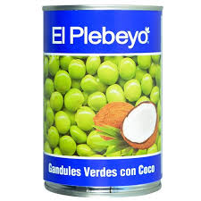 Gandul Verde con Coco EL PLEBEYO 425g - Latineo