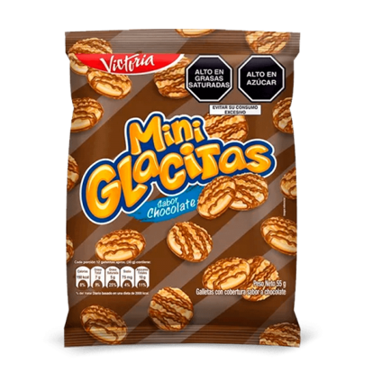 Galletas GLACITAS chocolate pack de 6 unid 192g