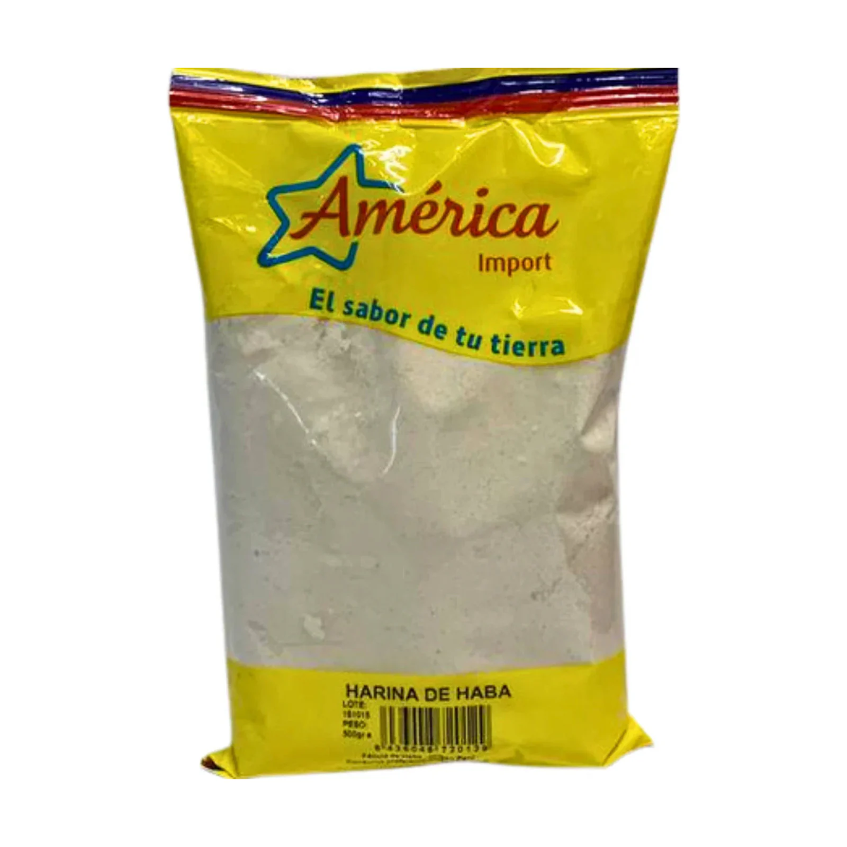 Harina de Habas tostada AMÉRICA 500g - Latineo Imagen principal del producto