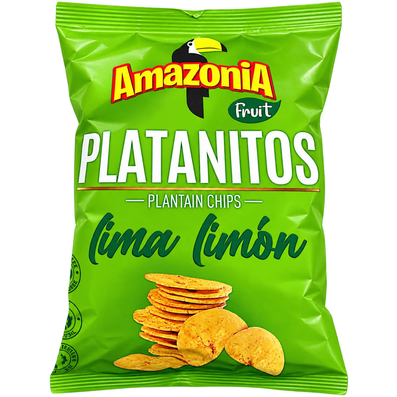 Chifles platanitos sabor limon AMAZONIA 75 g - Latineo Imagen principal del producto