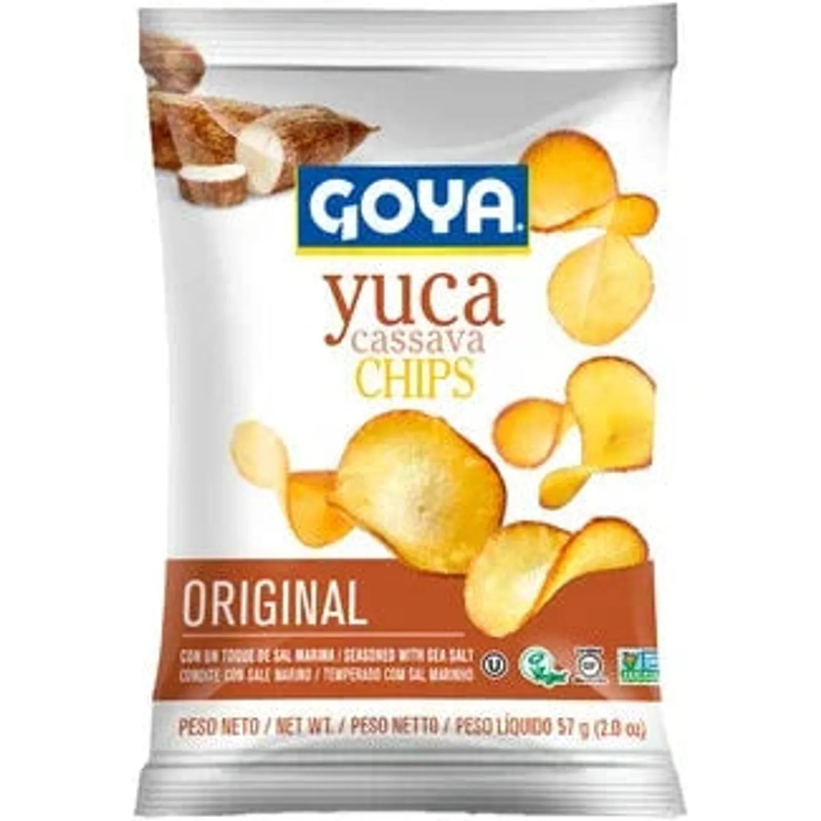 Yuca original con sal GOYA 57 g - Latineo