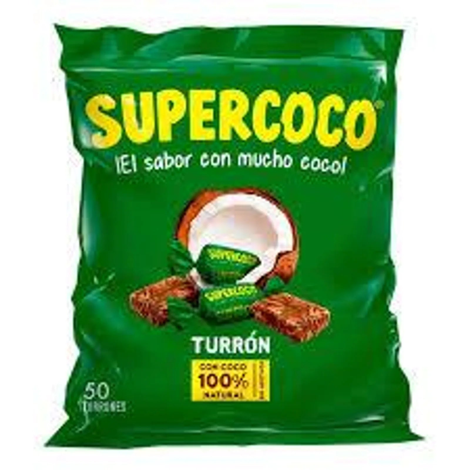 Supercoco Turron 250gr x 50unid - Latineo