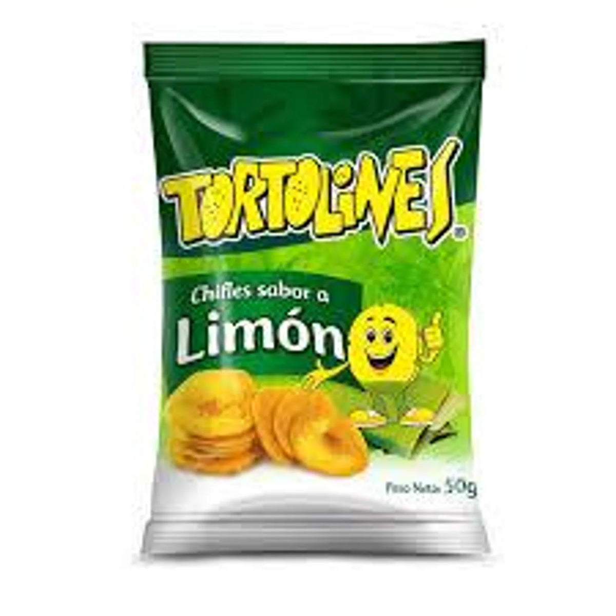Tortolines chifles sabor  Limón de 100grs - Latineo Imagen principal del producto