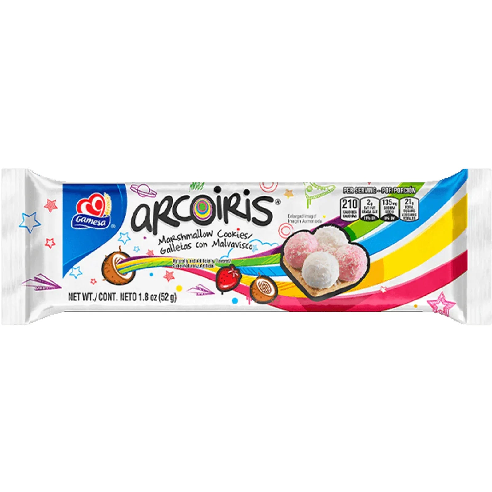 Galleta ARCOIRIS 75 g - Latineo