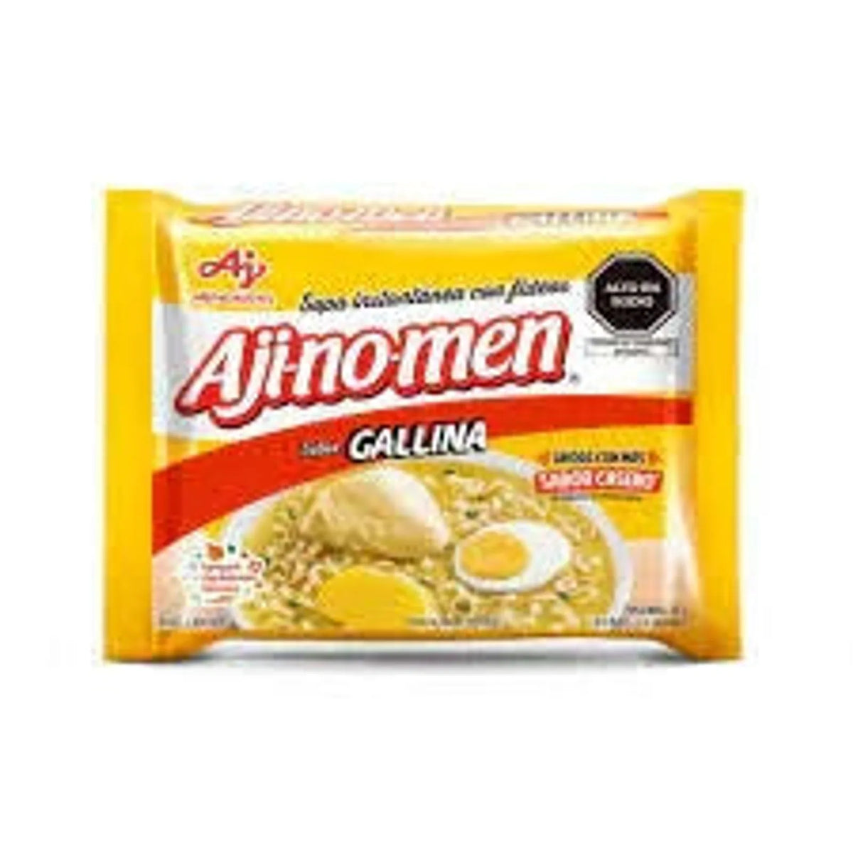 Sopa instantánea Ají no men de gallina 80 g - Latineo