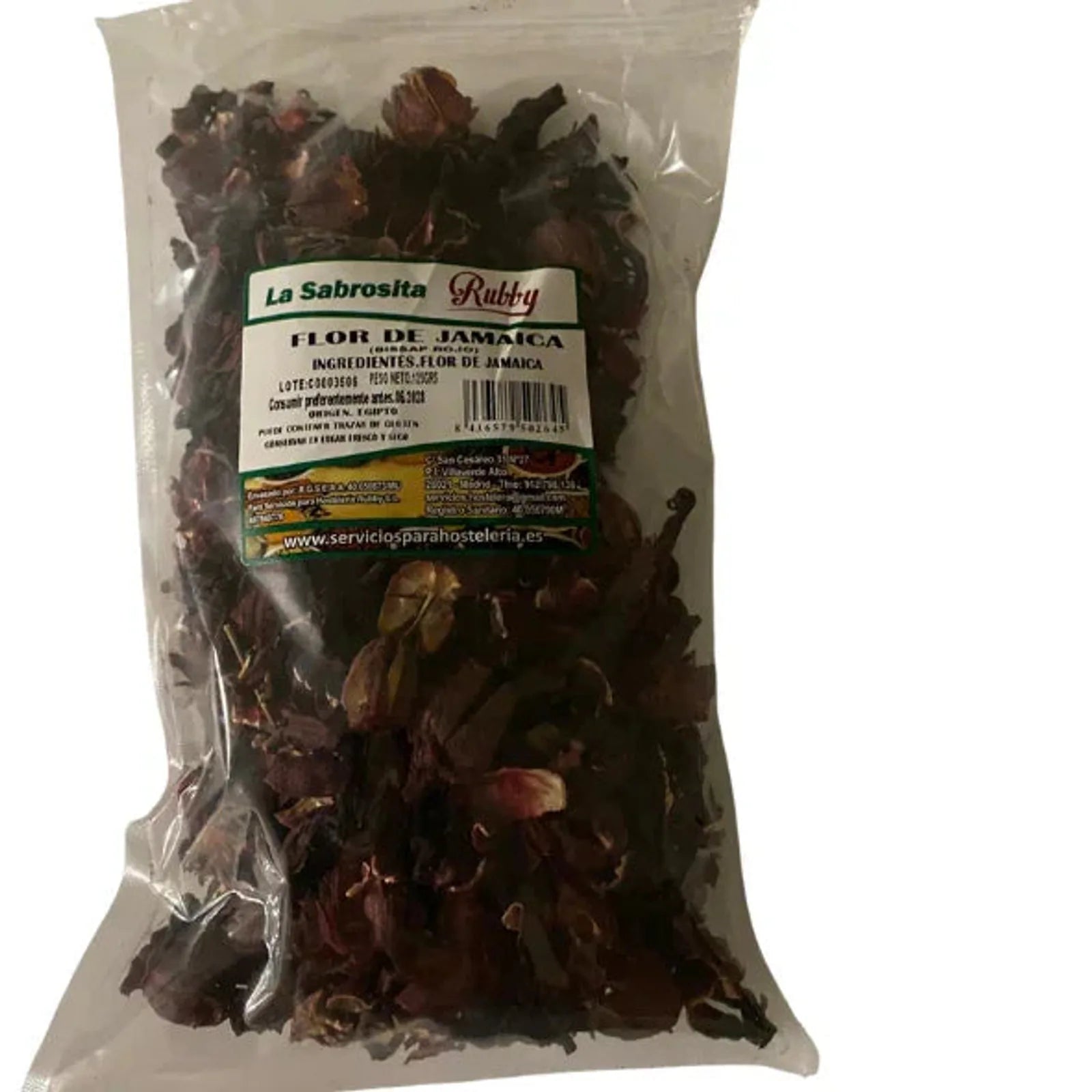 Flor de Jamaica 125 g SABROSITA - Latineo