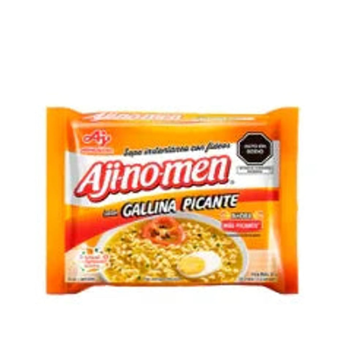 Sopa instantanea AJINOMEN gallina picante 80 g - Latineo