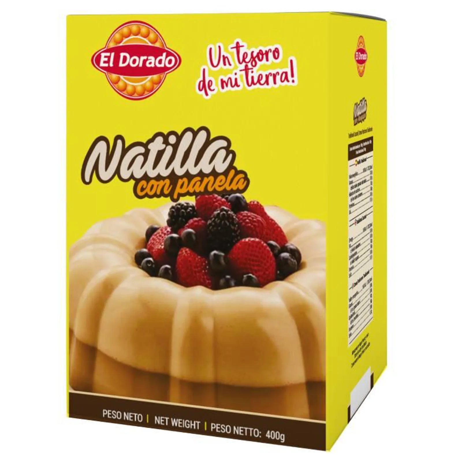 Natillas con panela EL DORADO 400 g - Latineo