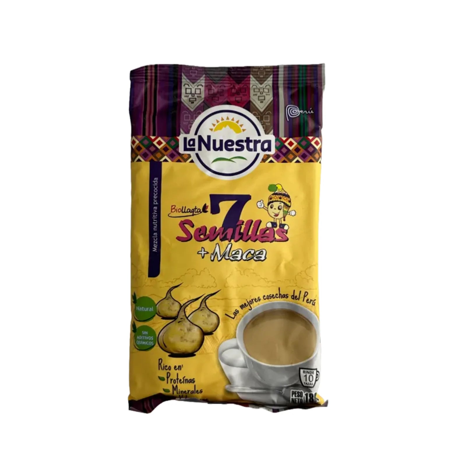 Harina 7 semillas LA NUESTRA con Maca - Latineo
