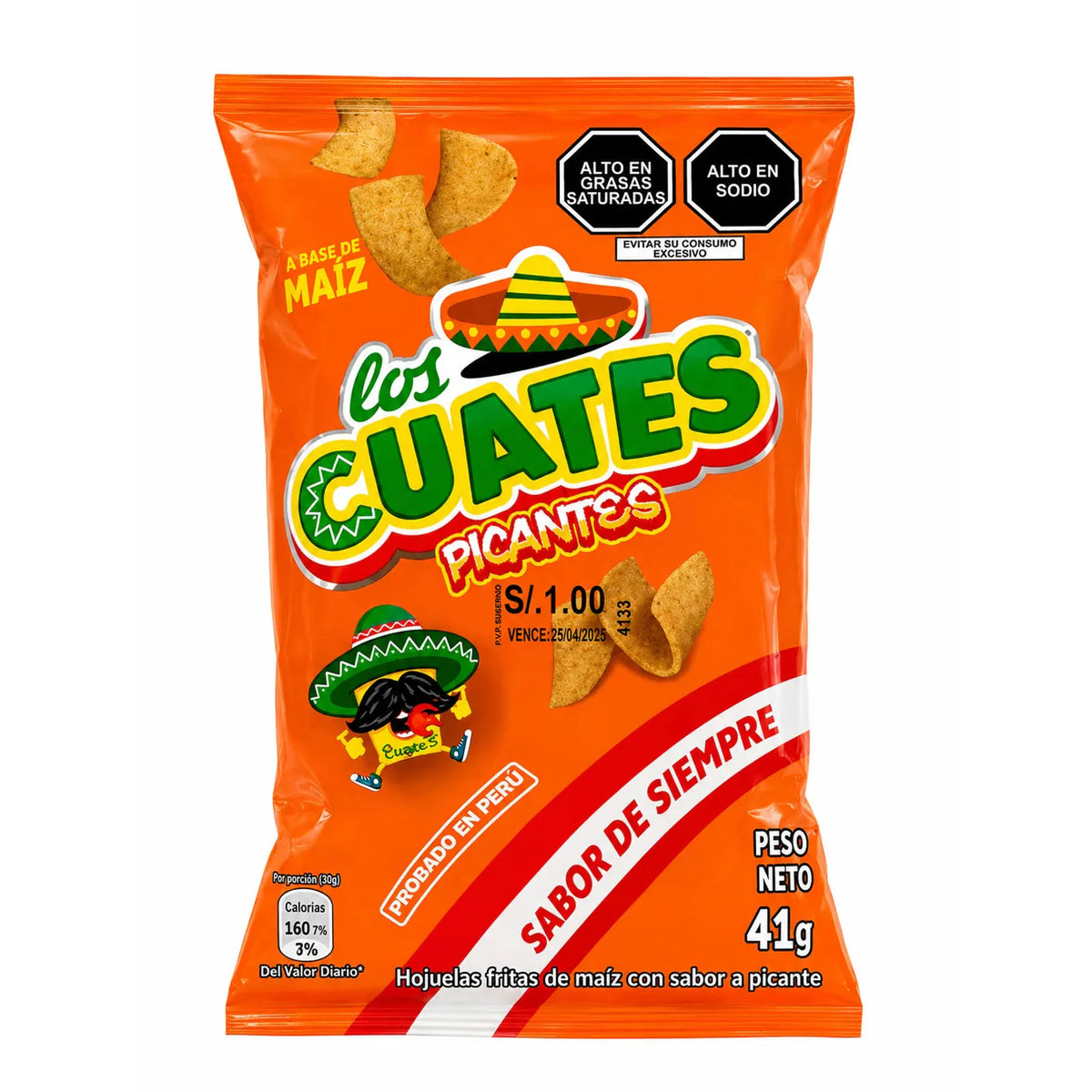 Cuates picante 42 g - Latineo Imagen principal del producto