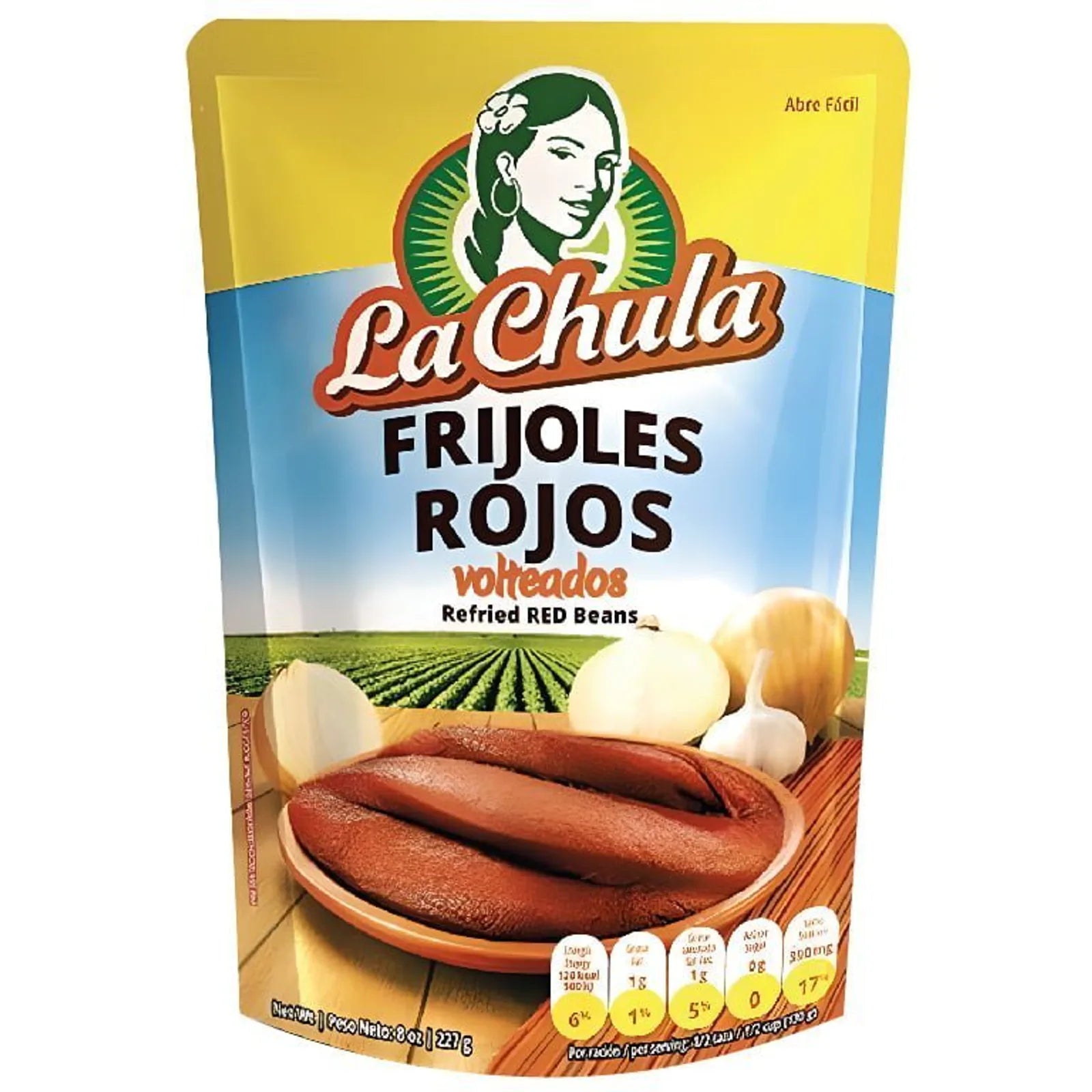 frijoles rojos volteados LA CHULA 400g - Latineo Imagen principal del producto