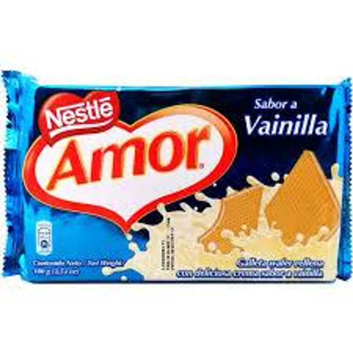 Galleta Wafer Amor Vainilla 100 g - Latineo Imagen principal del producto