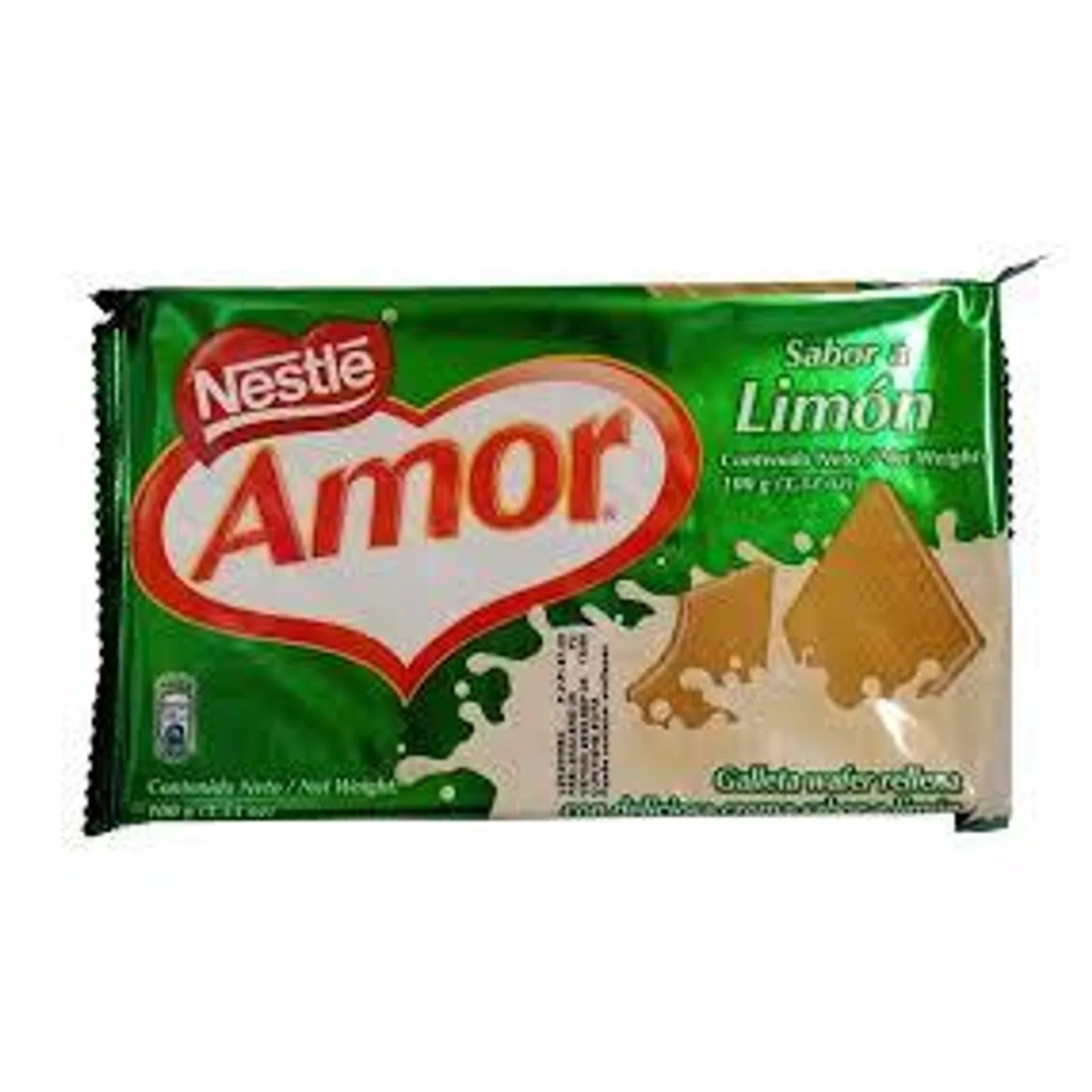 Galleta Wafer Amor Limón 100 g - Latineo