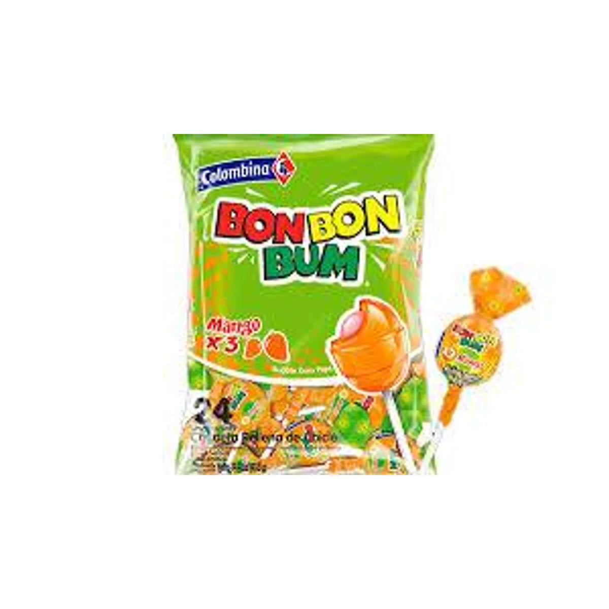 Bon Bon Bum Mango x 24 Unid 400 g - Latineo Imagen principal del producto