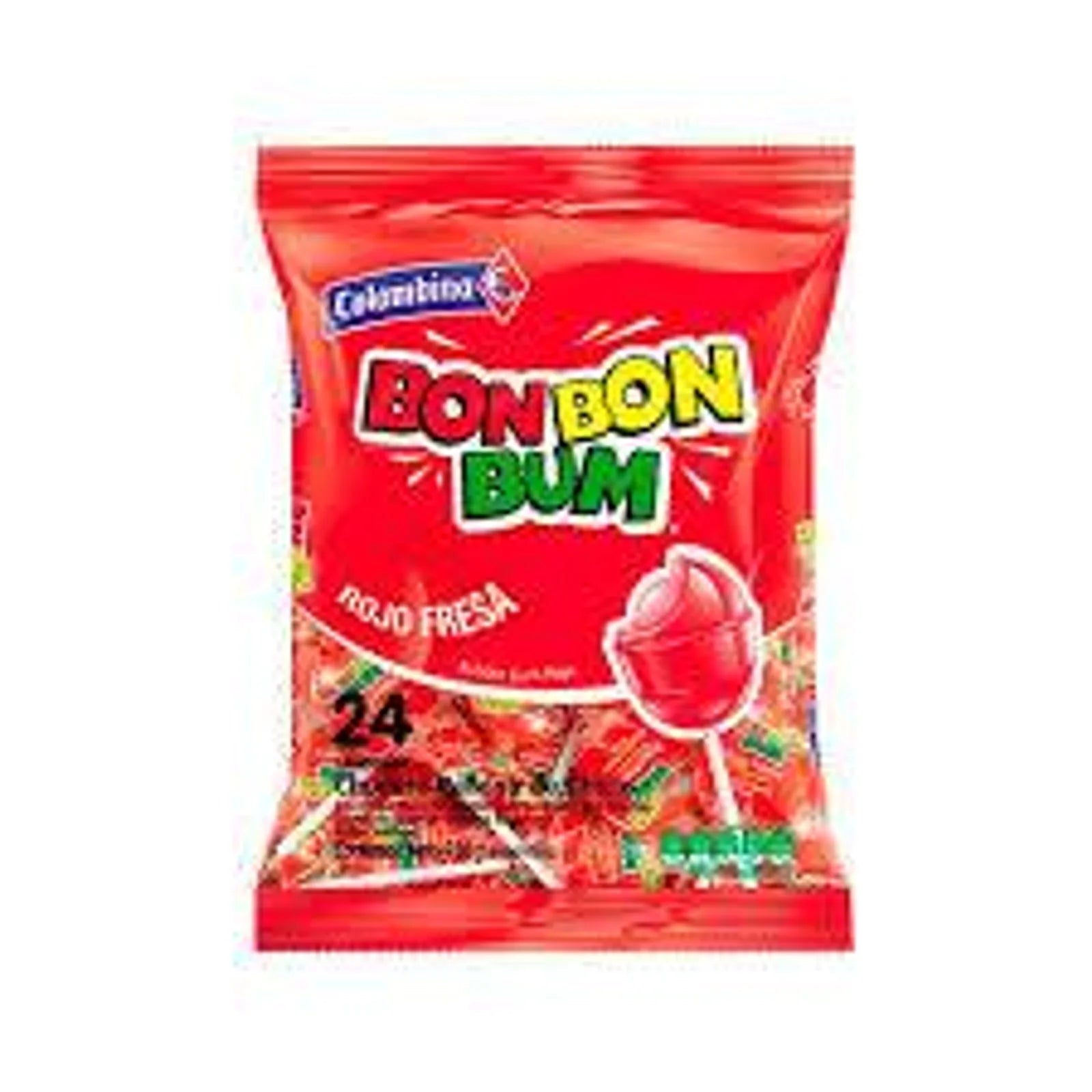 Bon Bon Bum Fresa x 24 Unid 400 g - Latineo Imagen principal del producto