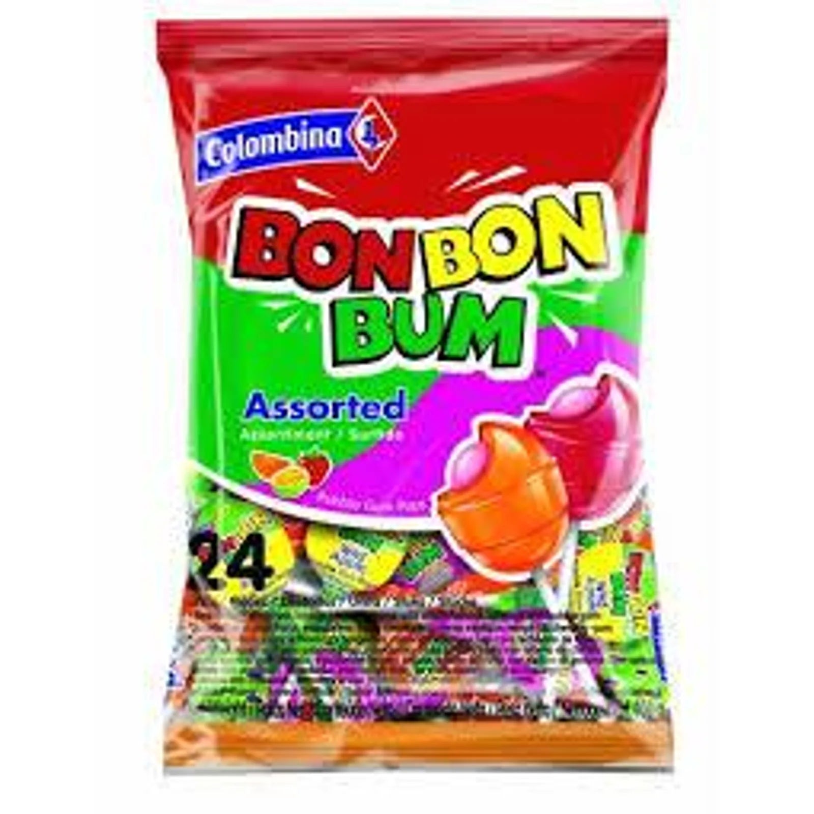 Bon Bon Bum Surtido x 24 Unid 400 g - Latineo Imagen principal del producto