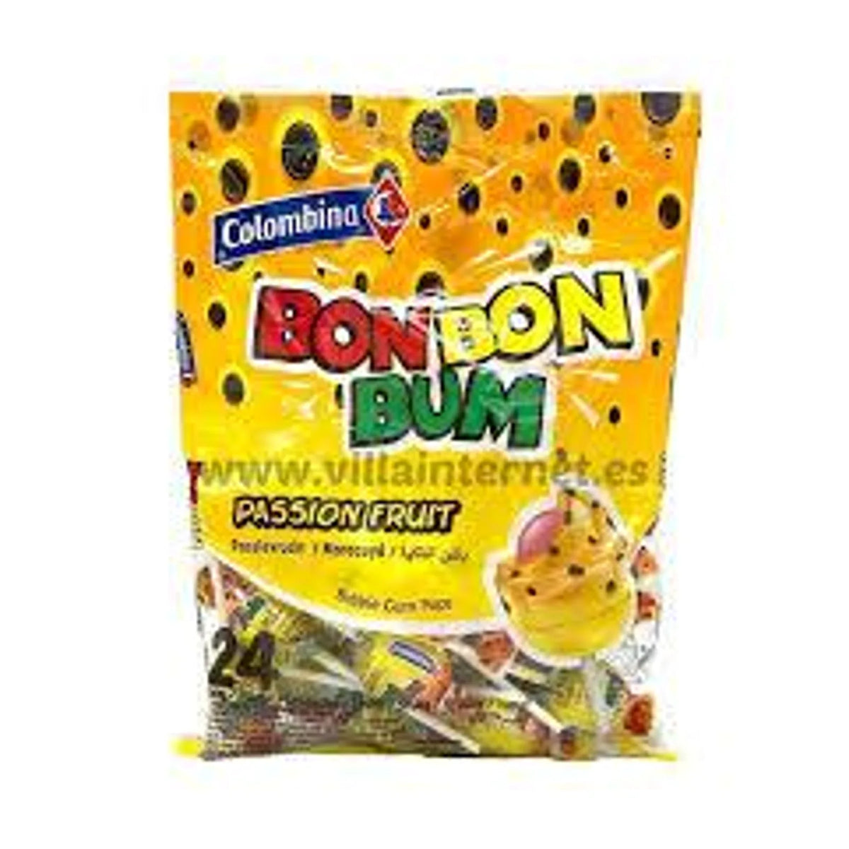 Bon Bon Bum Maracuyá x 24 Unid 400 g - Latineo Imagen principal del producto