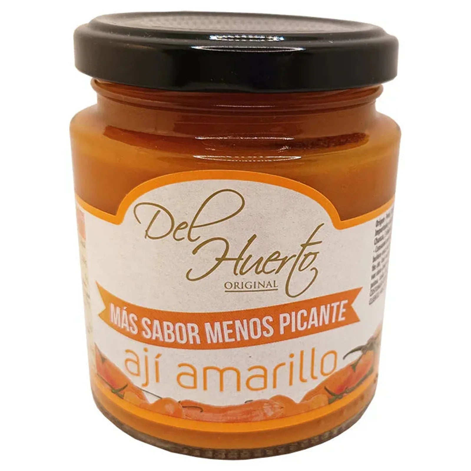 Pasta de Ají Amarillo Menos Picante DEL HUERTO 212 g - Latineo Imagen principal del producto
