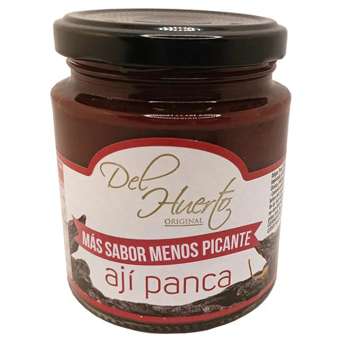 Pasta de Ají Panca Menos Picante DEL HUERTO 212 g - Latineo Imagen principal del producto