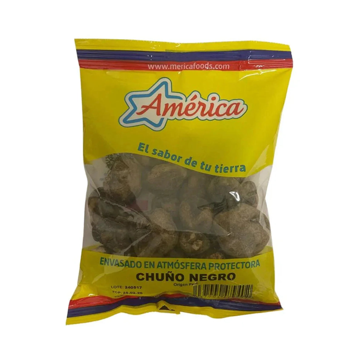 Chuño de Papa Negra AMÉRICA 250 g - Latineo