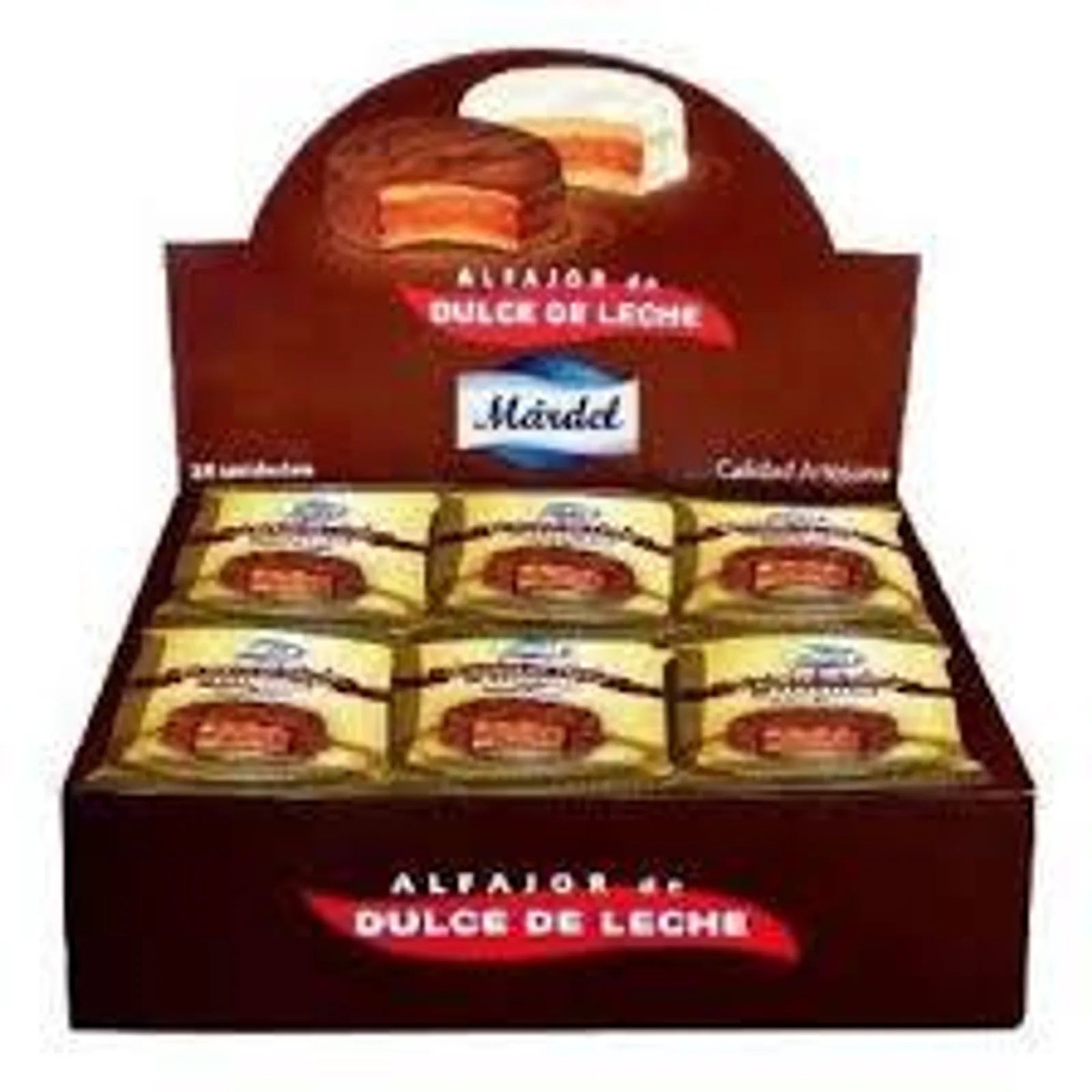 Alfajores de Dulce de Leche Mardel 50 g - Latineo Imagen principal del producto