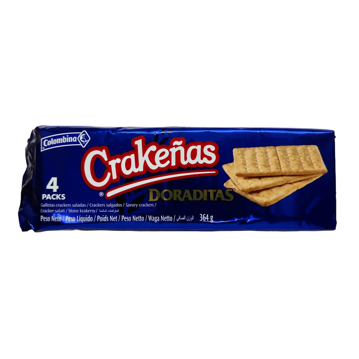Galletas CRAKEÑAS dorada 364 g - Latineo