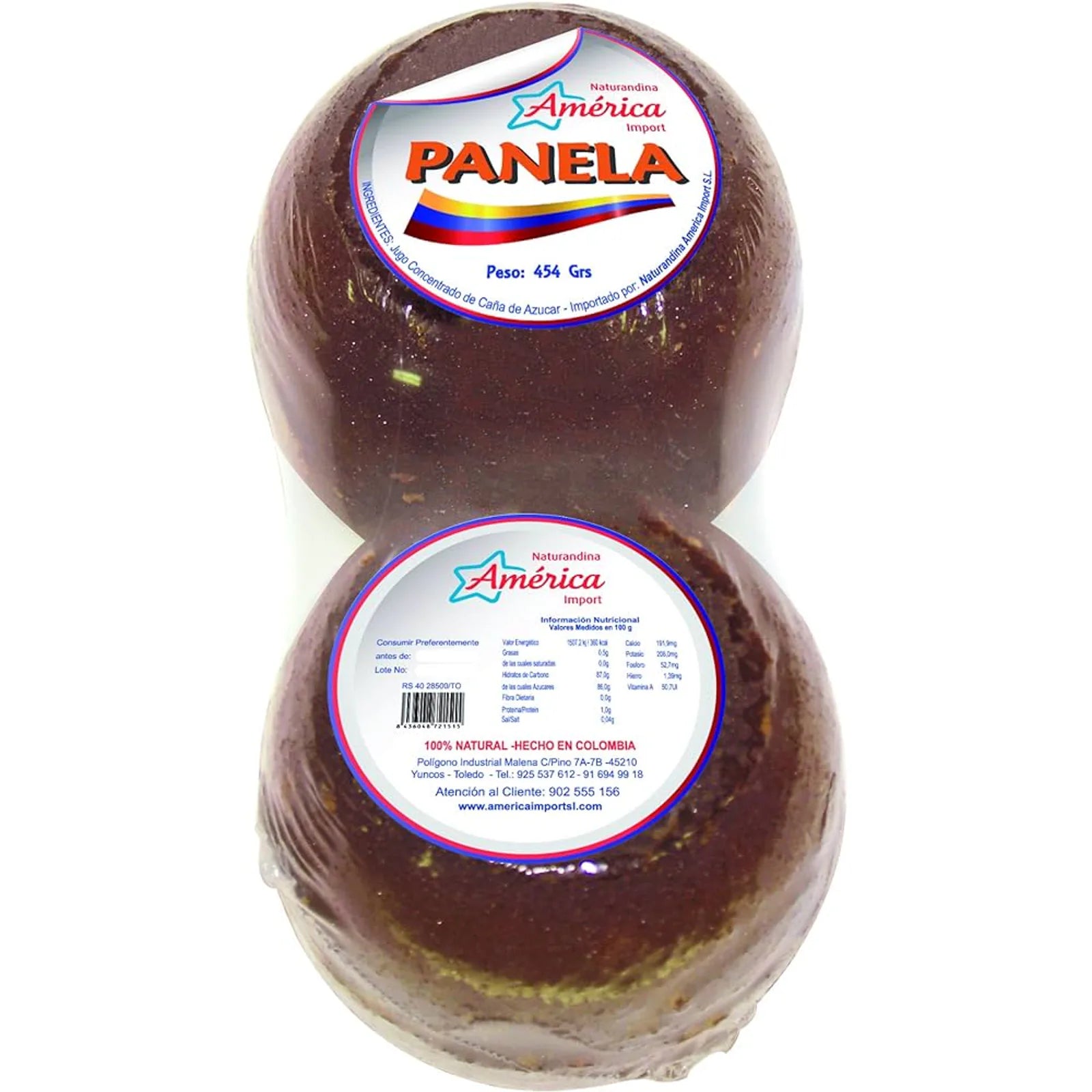 Panela fraccionada AMÉRICA 454g - Latineo