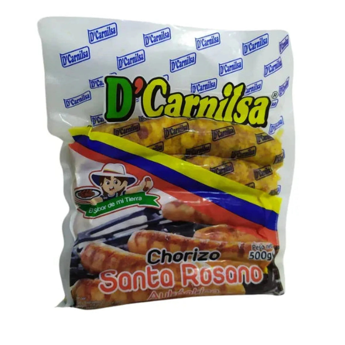 Chorizo D'CARNILSA Santa Rosano 500 g - Latineo