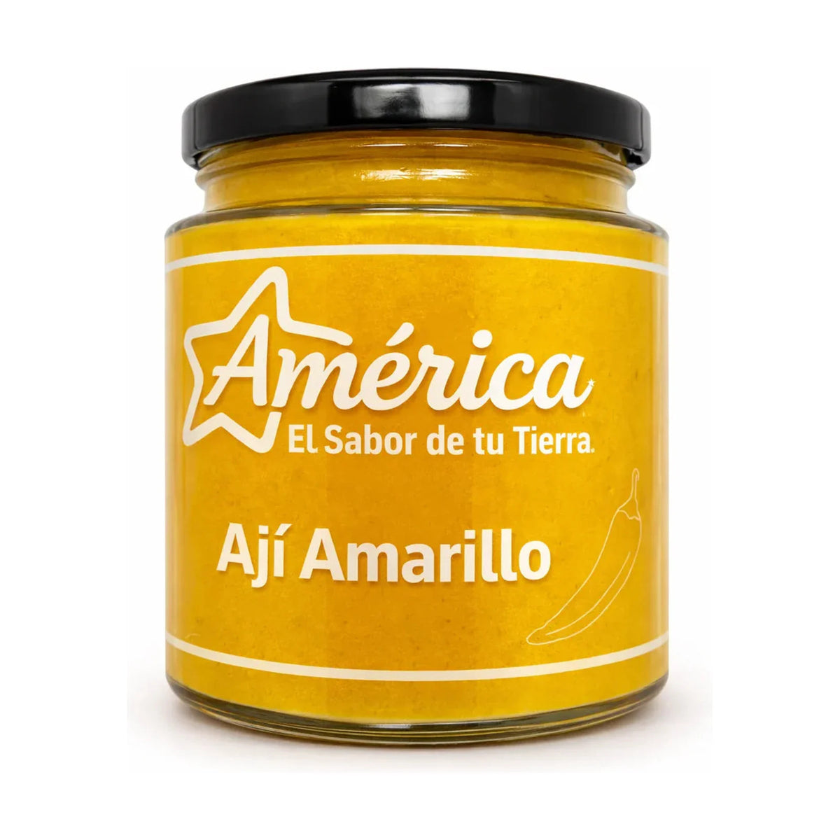 Pasta de Ají Amarillo AMÉRICA 212g - Latineo