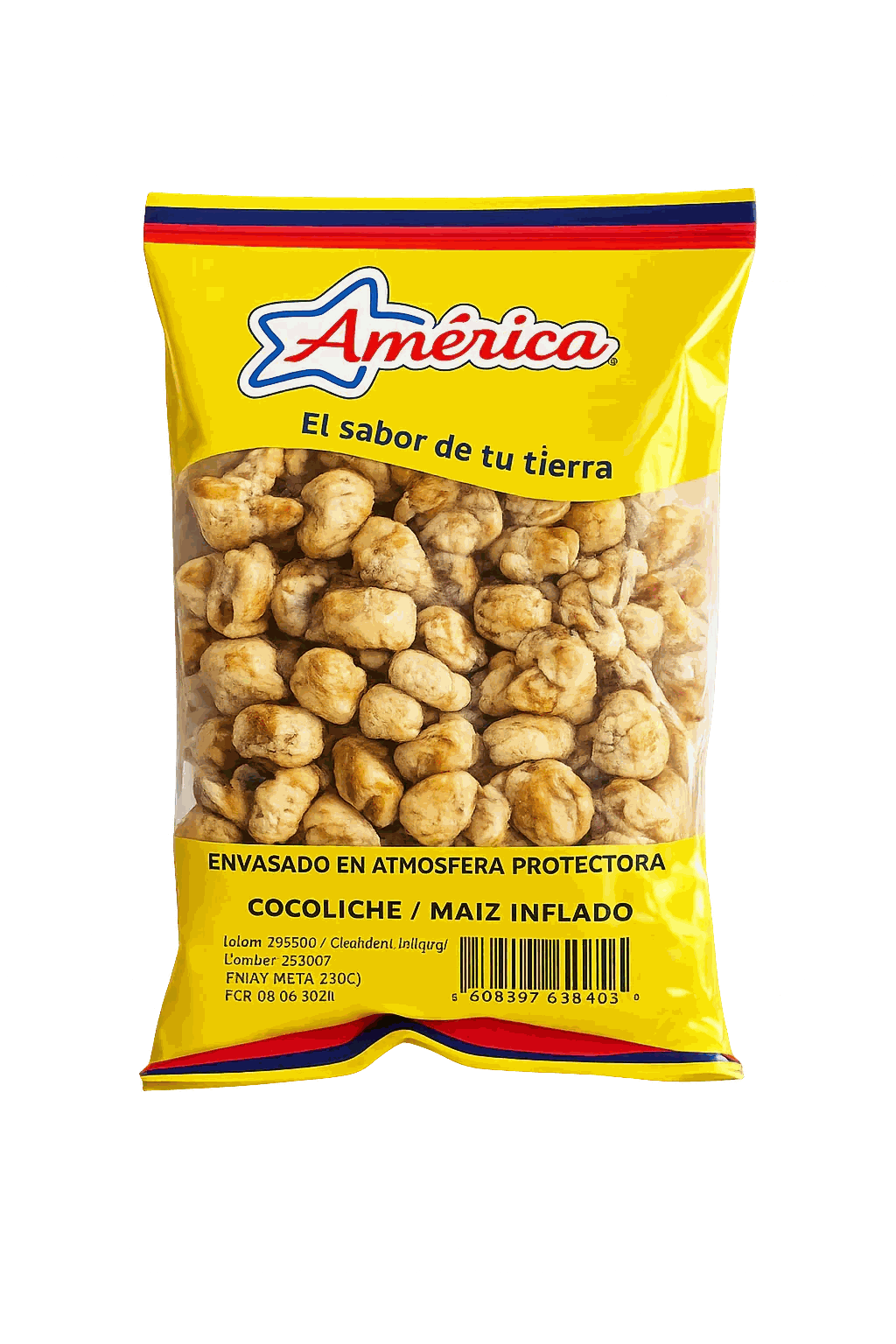 Trigo inflado dulce AMÉRICA 80 g