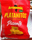 Chifles platanitos AMAZONIA sabor picante de 75g - Latineo