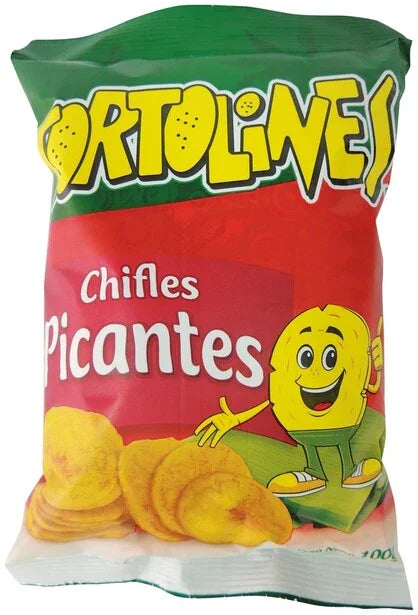 Chifles picantes Tortolines 100g - Latineo Imagen principal del producto