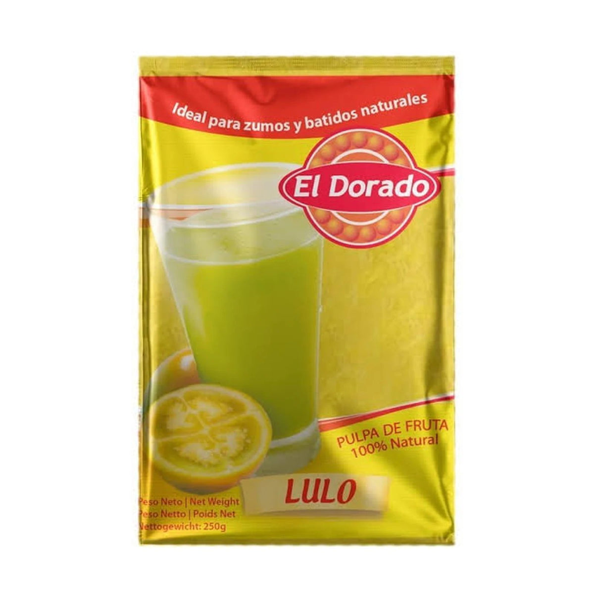 Pulpa de Lulo EL DORADO 250 g - Latineo Imagen principal del producto