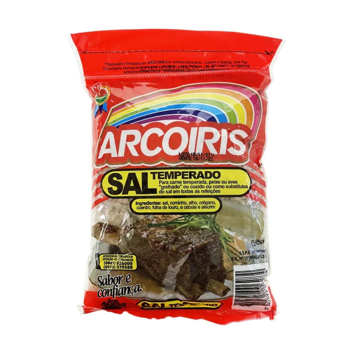 Sal condimentada ARCOIRIS 400g - Latineo Imagen principal del producto