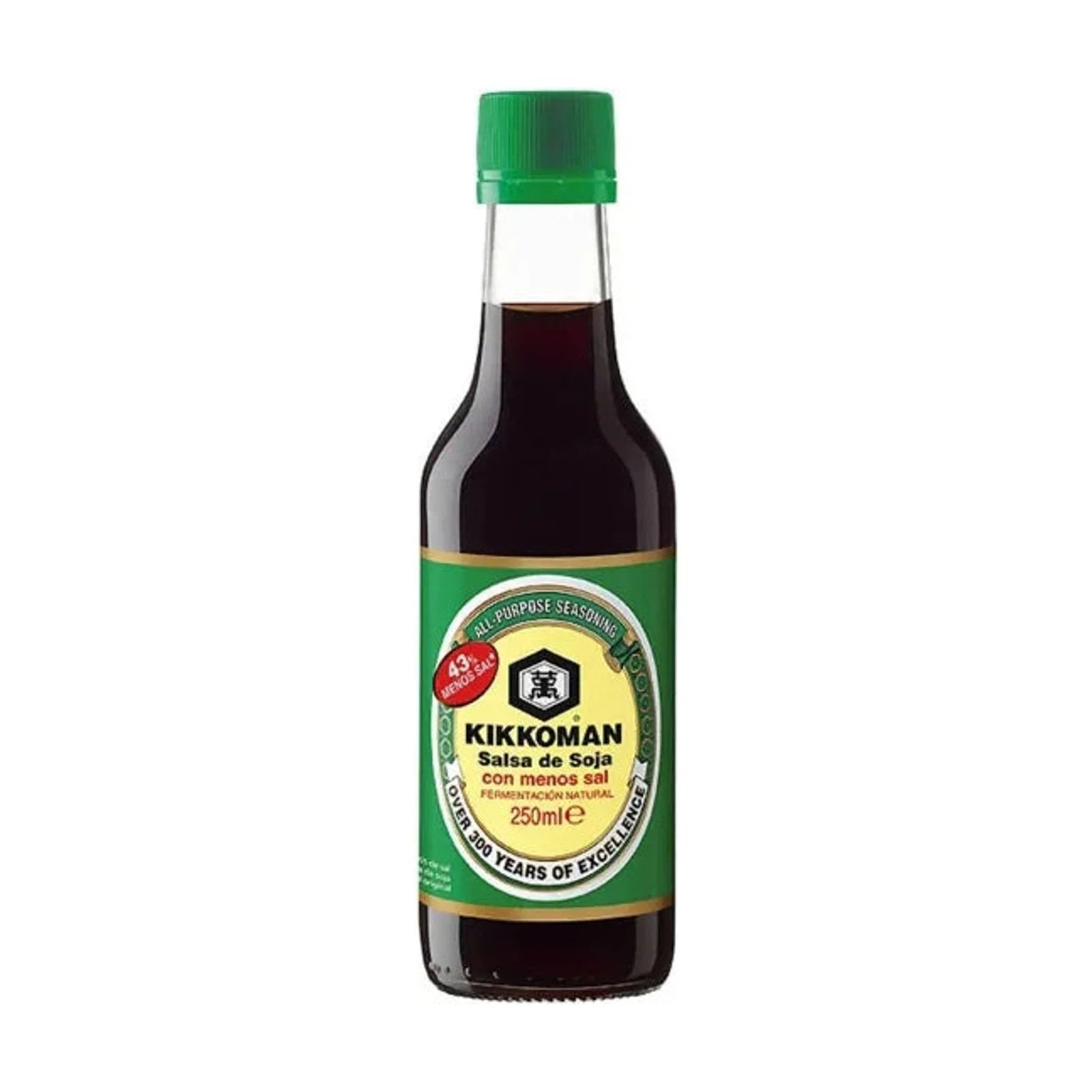 Salsa Soja Baja en Sal Kikkoman 250ml - Latineo Imagen principal del producto