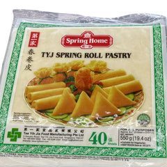 Pasta de rollito de primavera TyJ Spring Roll 550g
