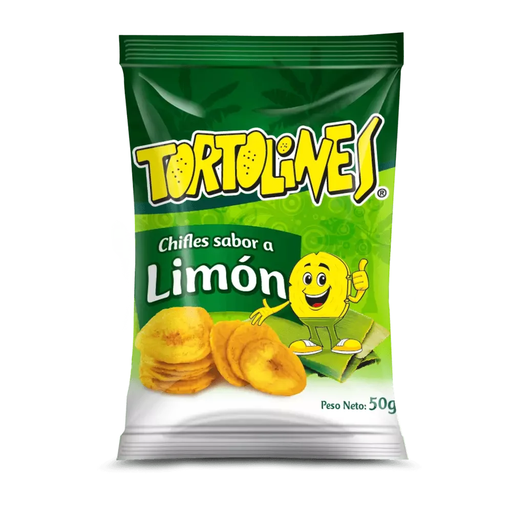 Chifle limón TORTOLINES 50g - Latineo Imagen principal del producto