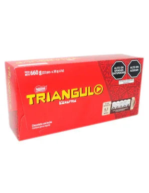 Chocolate triangulo caja x 20unid - Latineo Imagen principal del producto