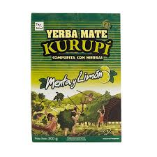 Yerba Mate Menta Limón Kurupi 500g - Latineo